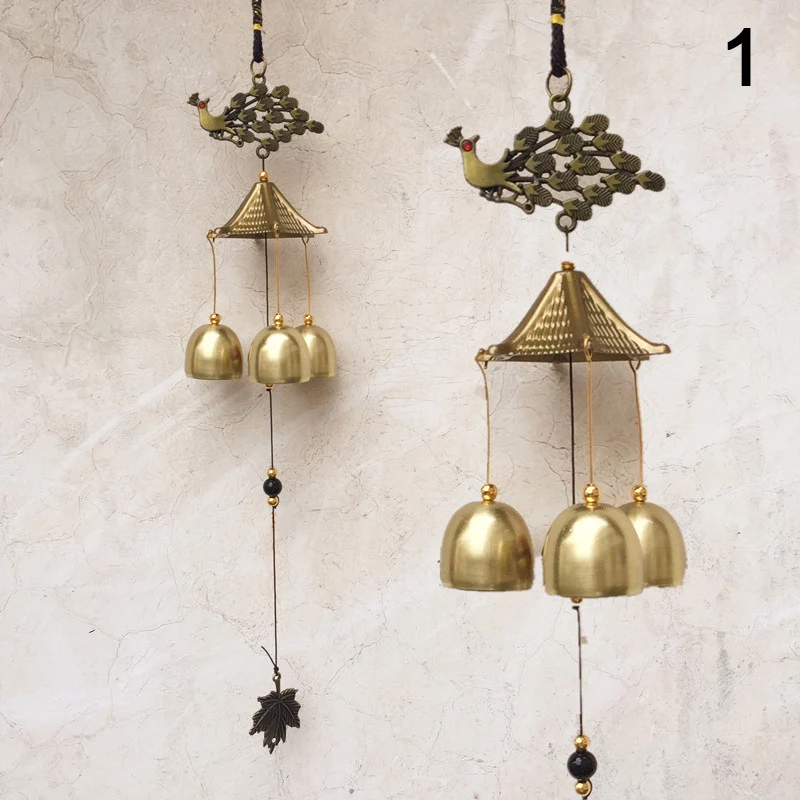 Antique Wind Chime Copper Yard Garden Outdoor Living Decoration Metal Wind Chime