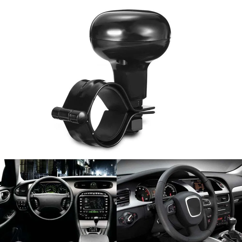 360° Steering Wheel Knob Ball Car Steeringbooster iron Power Steering Handle Ball Booster Strengthener Auto Spinner Knob