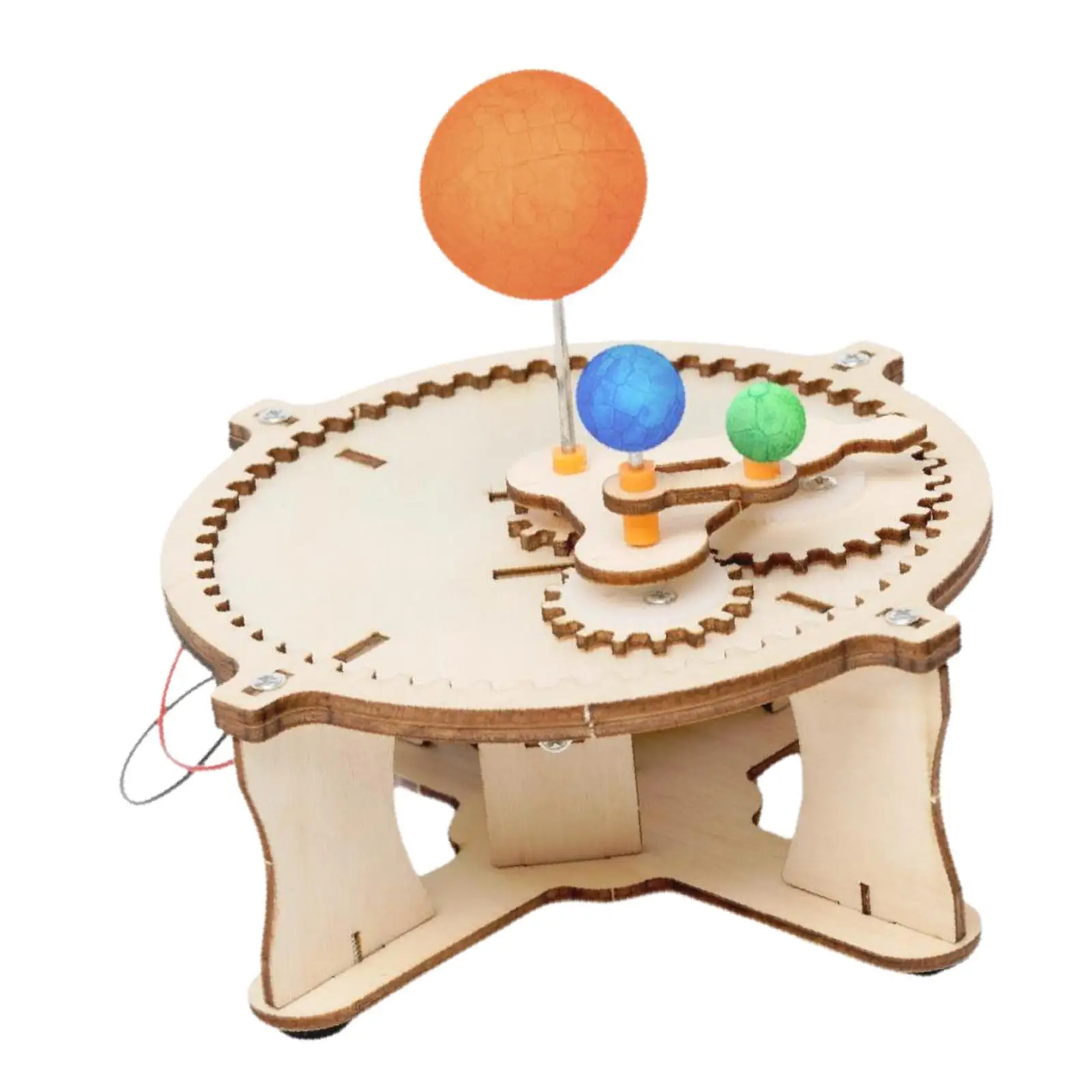 Sonnensystem Planeten bewegung Kits Holz Wissenschaft Spielzeug für Kinder Kinder