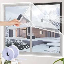 Winter Windproof Window Curtain Self-Adhesive Cold Protection Insulation Window Film Customizable Dust-proof Sealing Door Screen