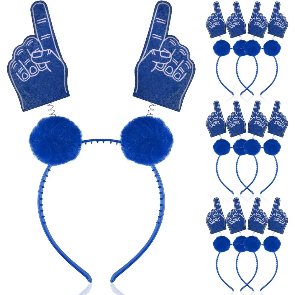 

Personalized Headband Football Cheer on Big Palm Hair Accessory Celebrating Headwear Cheerleader Headbands Hairstyle