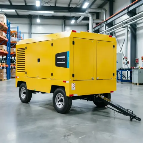 Mobile Diesel Screw Air Compressor 25bar 360psi 800cfm 900cfm 264Kw Portable Industrial Mining Air Compressor Customized