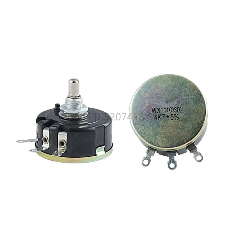 5Pcs WX111 WX030 Single Loop Wirewound 3W Potentiometer 100 ohm 220 ohm 330 ohm 470 ohm 560 ohm 680 ohm 5.6K 6.8K 10K 15K 22K
