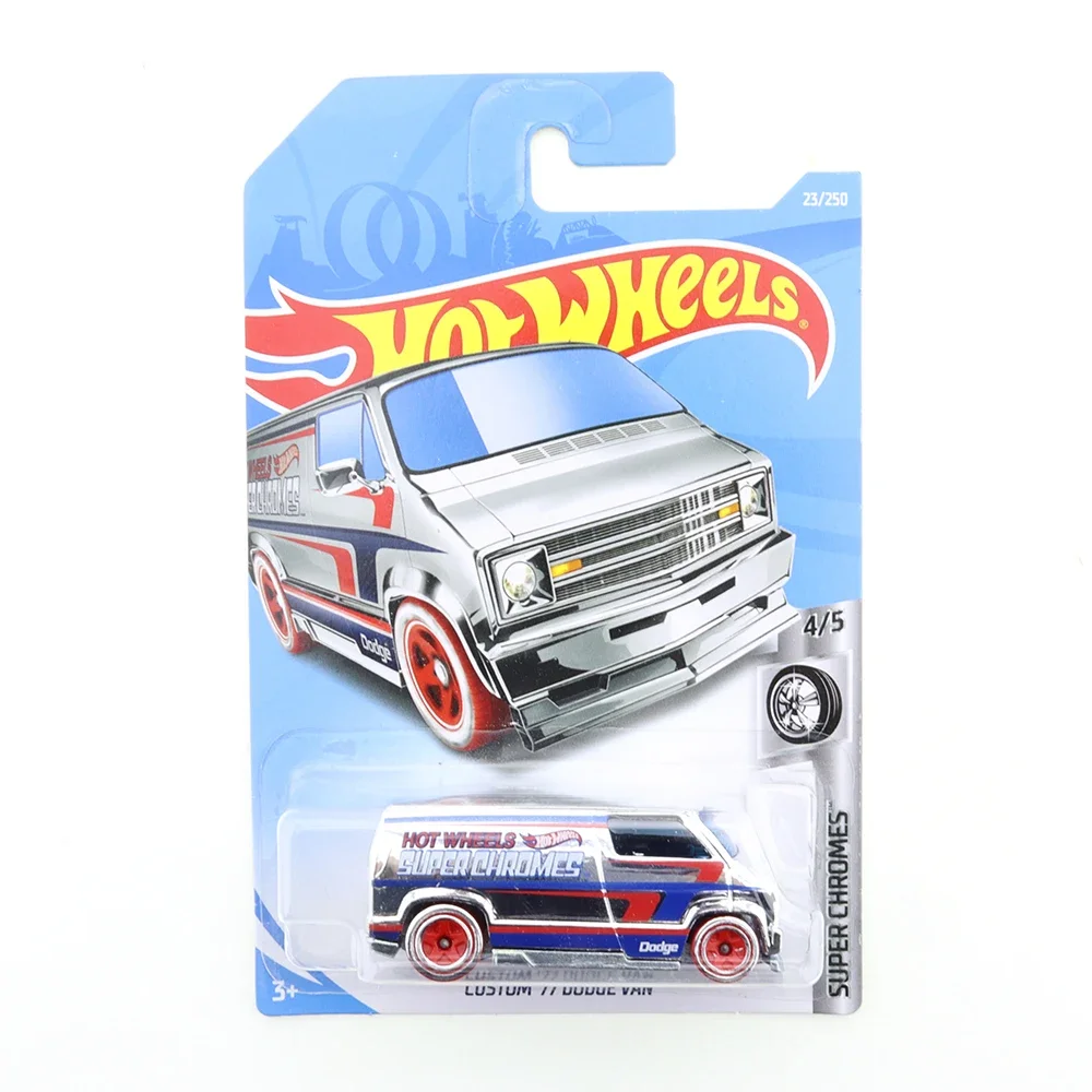 2023-66 2021-50 Original Hot Wheels Mini Alloy Coupe  DODGE VAN  1/64 Metal Diecast Model Car Kids Toys Gift