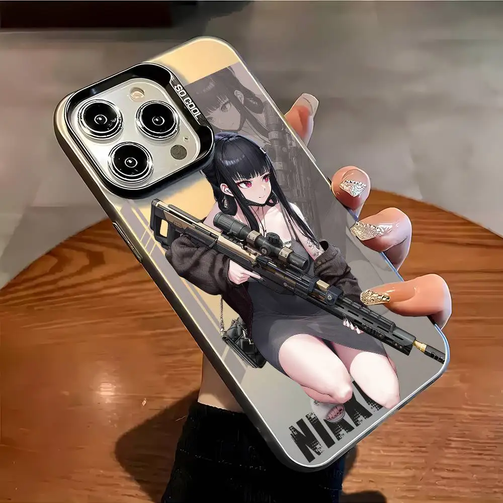 لعبة N-Nikki جراب هاتف موضة آيفون 16 15 14 13 12 11 Mini Pro Max X XR XSMAX 8 7 Plus مكافحة سقوط ماتي الغطاء الخلفي IM #1