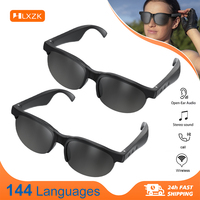 Smart Translator Glasses Headphones Music Sports Wireless Bluetooth Headset Sunglasses HiFi Stereo Earphone for Business Travel