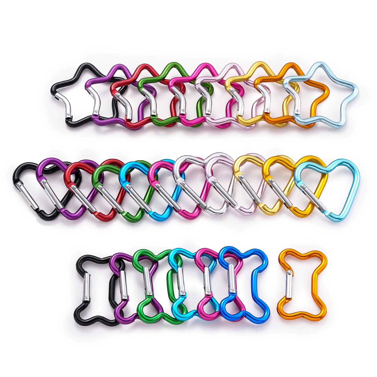1 unidad/lote de mini mosquetó - Carabiner Locking D reseña y precio