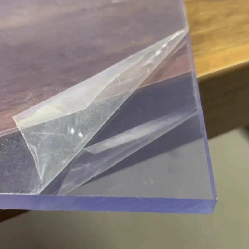transparent pvc board hard custom cut plastic sheet profile plate