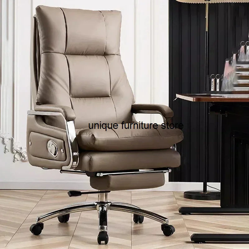 

Hand Ergonomic Office Chairs Nordic Recliner Conference Boss Relax Armchairs Mobile Seat Cadeira Presidente Office Furniture