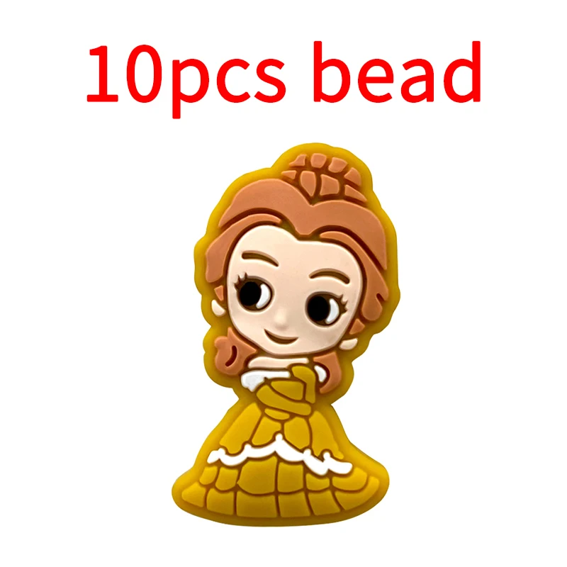 10 قطع ديزني سيليكون حبة الطفل هوة حبة حامل سيليكون الدمية مصاصة سلسلة الملحقات BPA خالية مخصصة