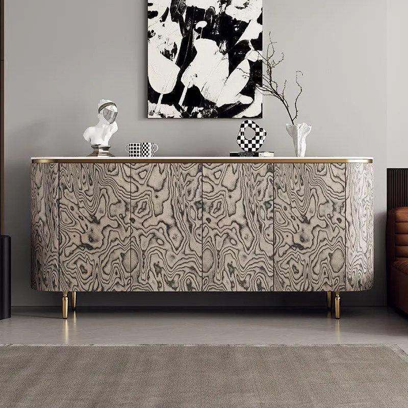 Light luxury entrance cabinet Modern simple dining side cabinet Home shoe cabinet Living
