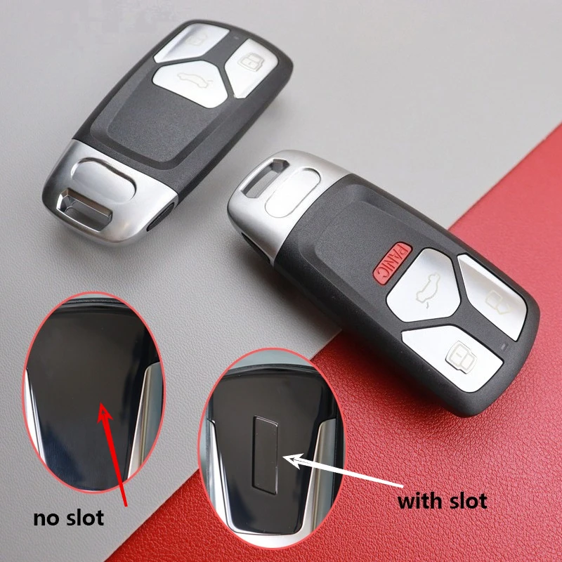 

For Audi A4 A5 A4L A6 S6 Q3 SQ5 Q5 Q7 S7 TT A6L RS S S4 2016-2020+ S5 S8 1:1 Replacement Car Key Housing Fob Case Shell