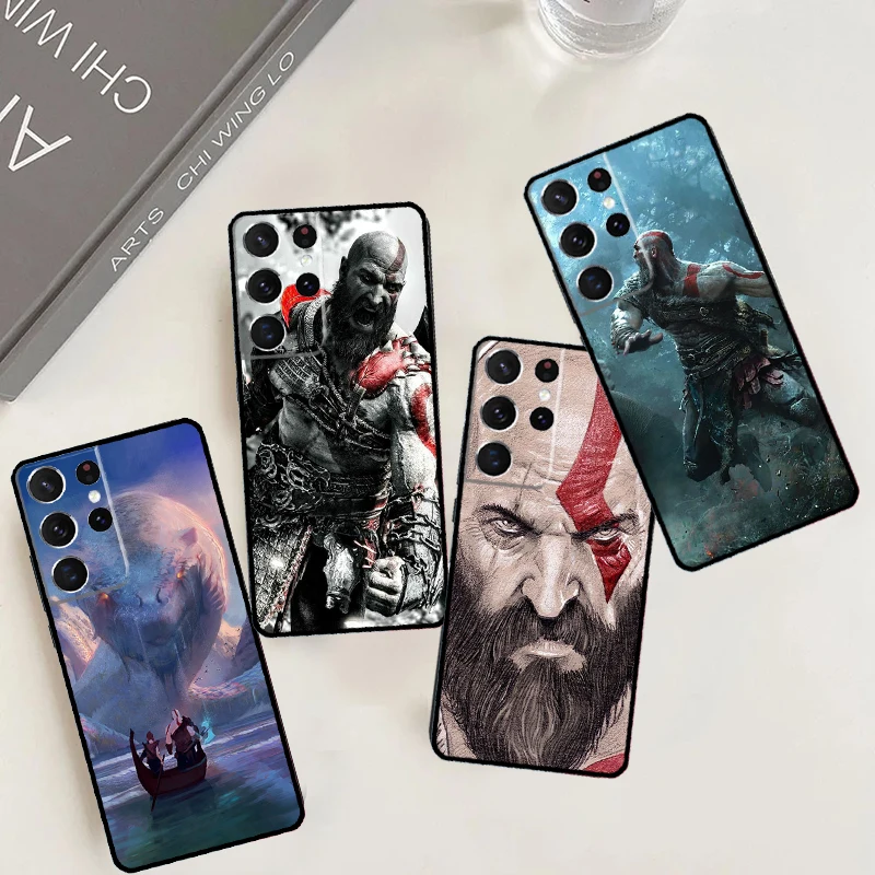 

God Of War Case For Samsung Galaxy S24 S23 S22 S21 Ultra S20 FE Note 20 10 Plus S8 S9 S10 Back Cover