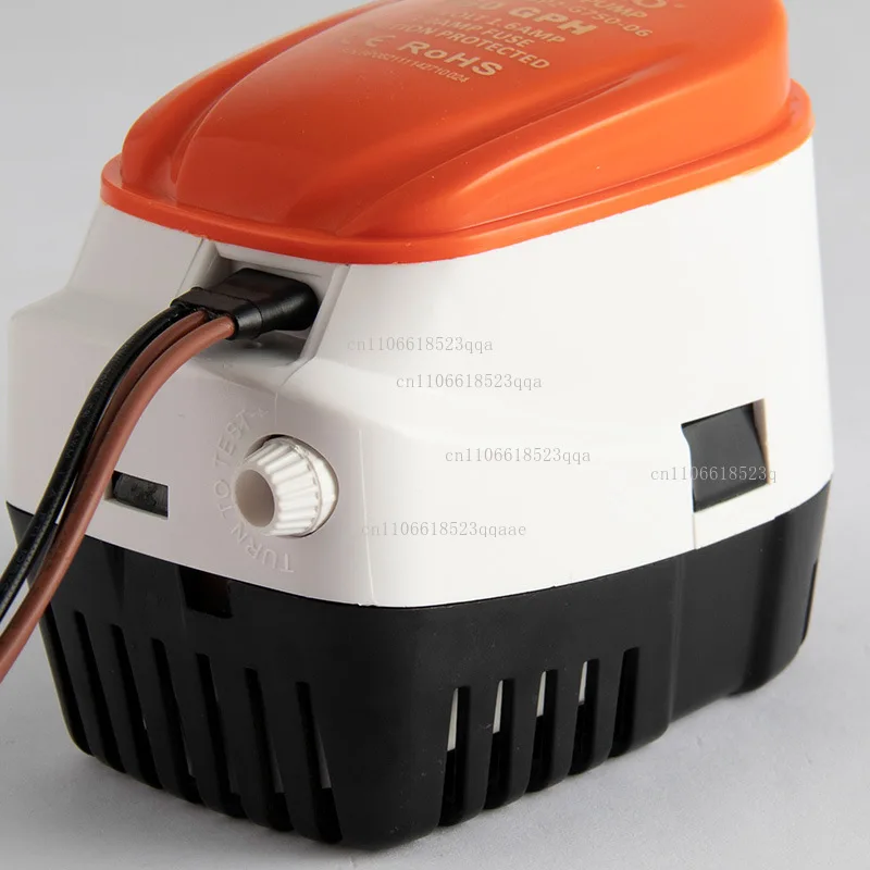Automatic Bilge Pump DC Submersible Pump Marine  DC 12V/24V Automatic Submersible  RV  Diving