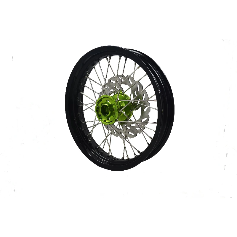 12/14/17 Inch Mini Off-Road Bike Black Wheels  Alloy Bore Rollers