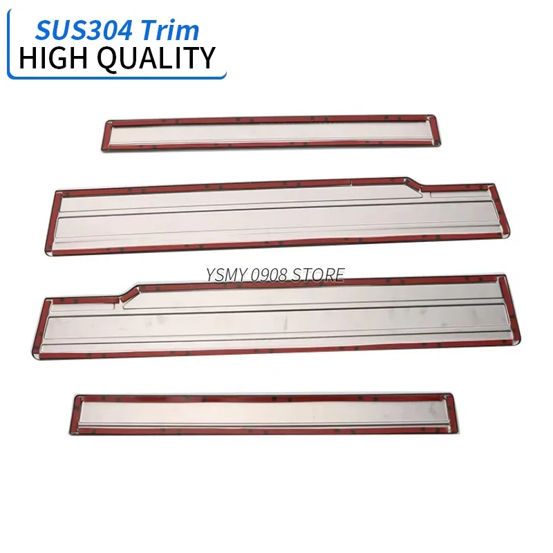 4 PCS Interior Kit Accessories Door Sill Plate for Honda Freed GB 5 GB5 GB6 GB7 GB8 2016 High Grade Stainless Steel Car Styling