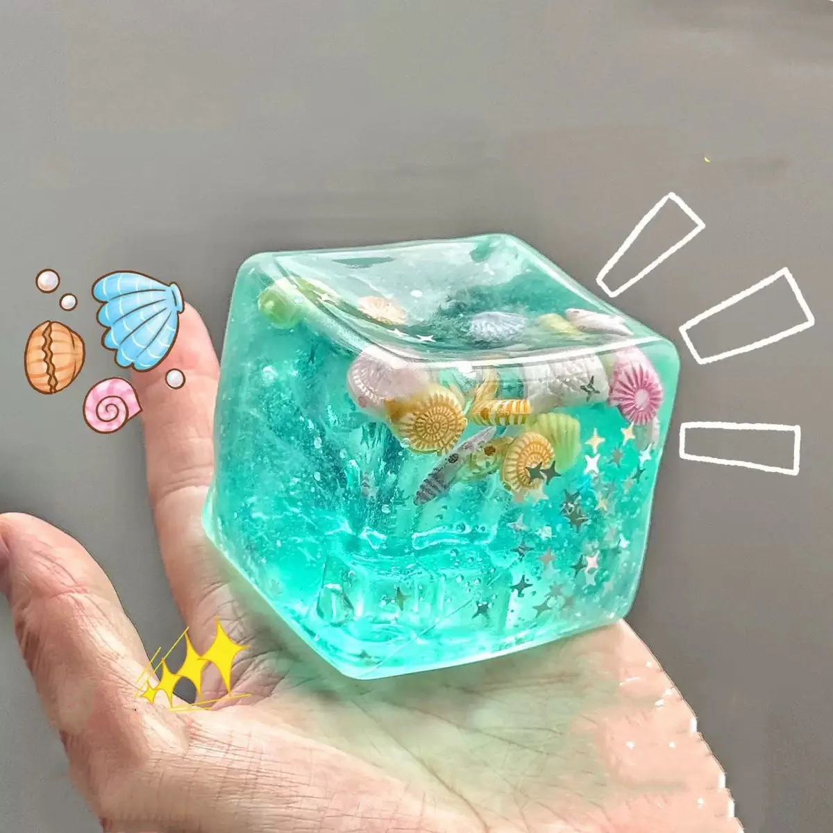 Squishy Ozean-Stressbälle für Erwachsene, sensorisches Spielzeug für Autismus, Stress- und Angstlinderung, Maltose-Wasserbälle, Fidget-Spielzeug, Großpackung, Geschenk