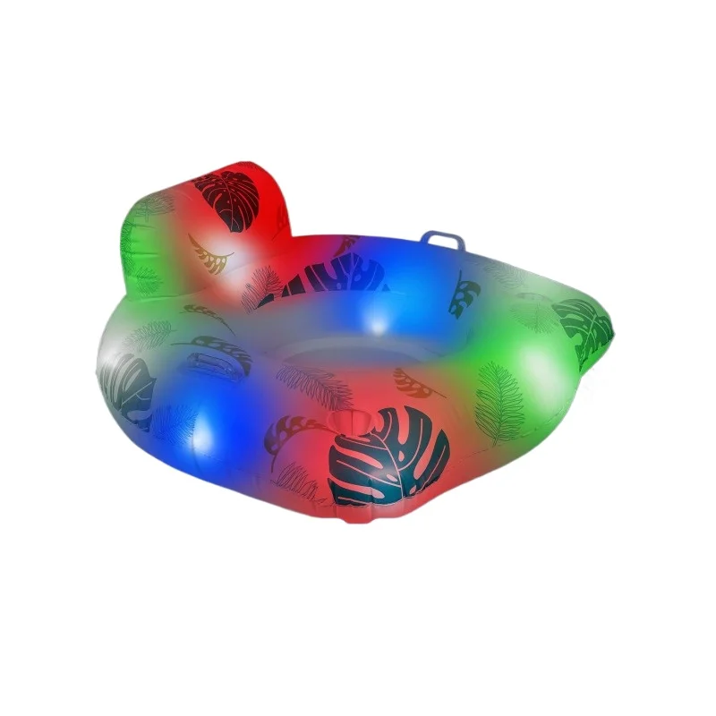 

Night luminous water inflatable recliner backrest