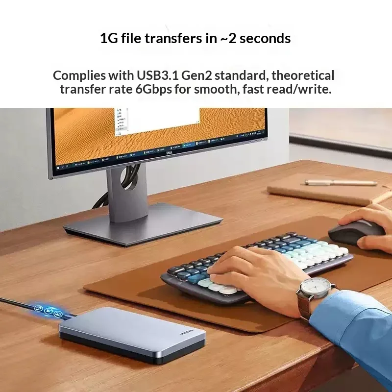 UGREEN CM300 Docking Station Adapter USB 3.1 2.5 Inch SATA SSD Hard Drive Enclosure Aluminum Alloy.