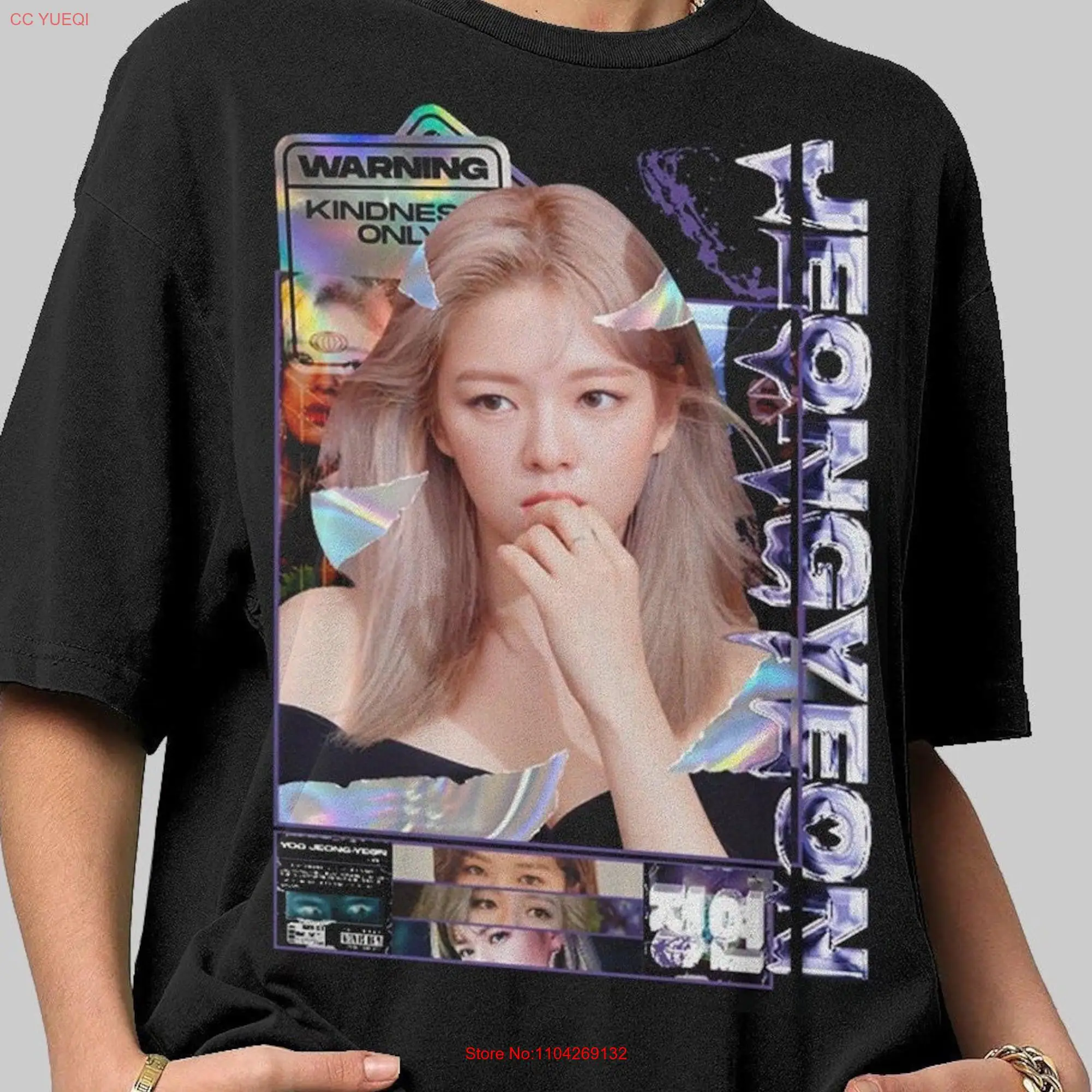 Jeongyeon T Shirt Yoo Jeong yeon Twice K pop Girl Group Classic  Unique s Vintage DWK112 long or short sleeves