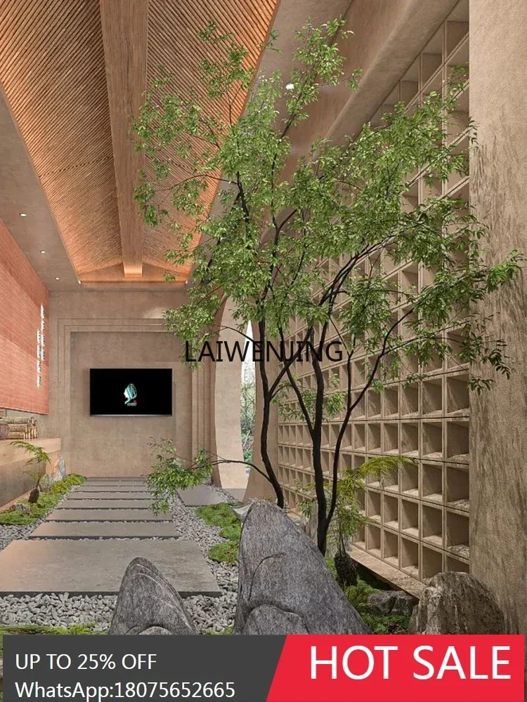 Large-scale chicken claw maple simulated tree landscape landscaping indoor window decoration fake green plant custom tree