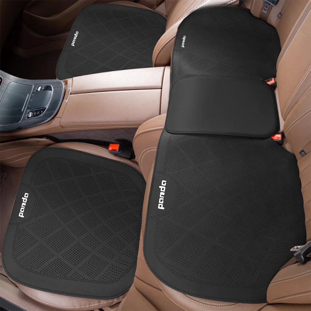 

Leather Car Seat Cover Universal Four Seasons Front/Rear Seat Protector Seat Cushion Pad for Fiat Panda 2011 2008 2009 Coss4x4
