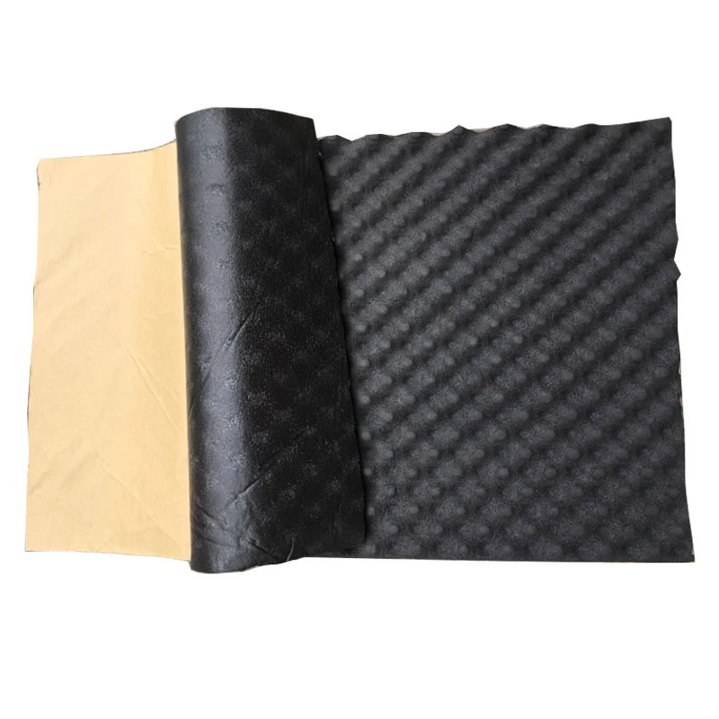 50x80cm 18mm Thick Car Sound Hot Deadener Mat Noise Proof Bonnet Insulation Deadening Hood Engine Heat Foam Cotton Sticker