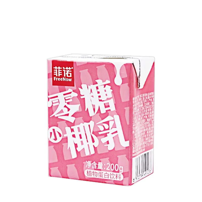 حليب جوز الهند FreeNow-خالي من السكر 1.76 أونصة (200 مل) * 4 علب #3