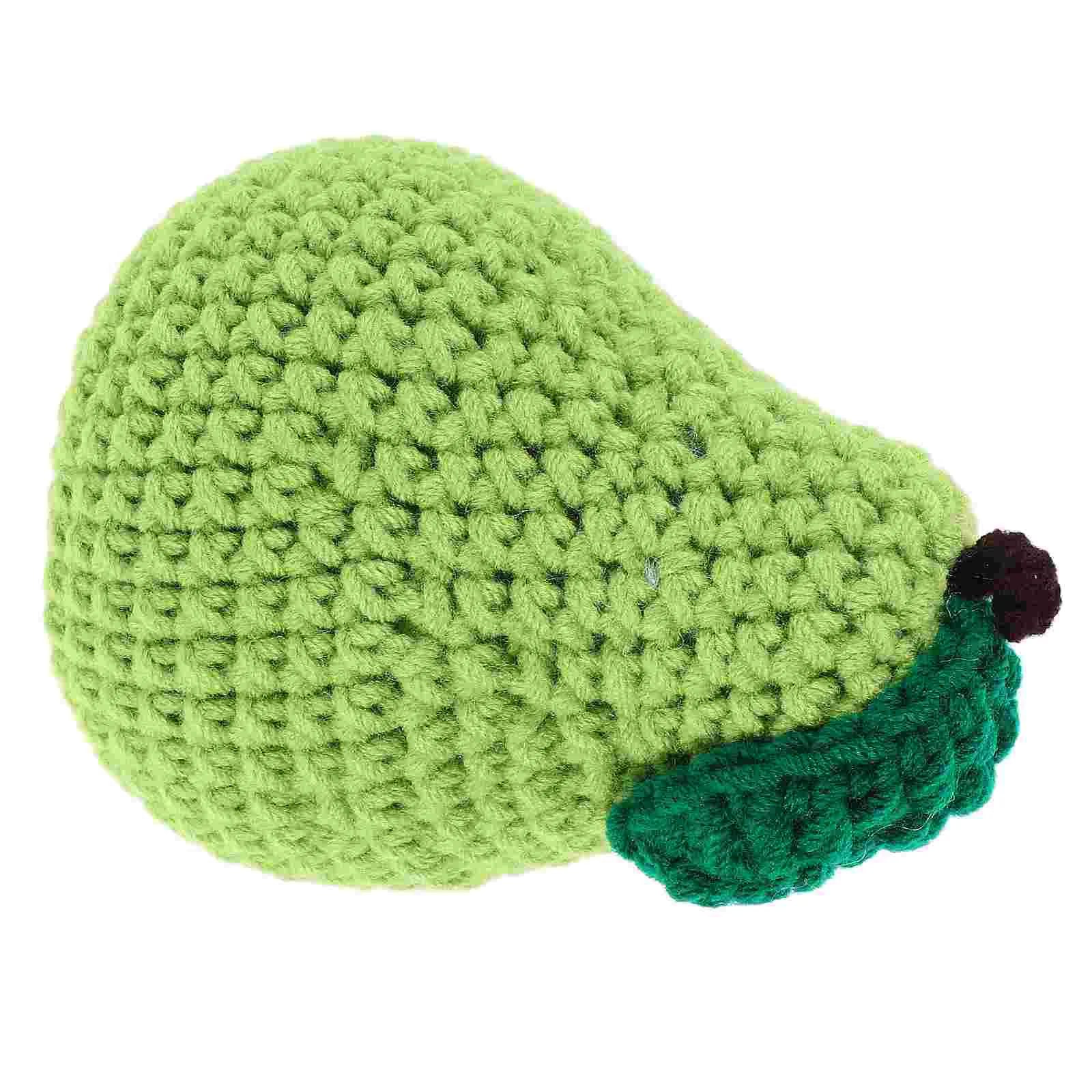 

Photography Props Fake Lifelike Pear Models Fruit Manual Artificial Yarn Realistic Decorations Decorative Child