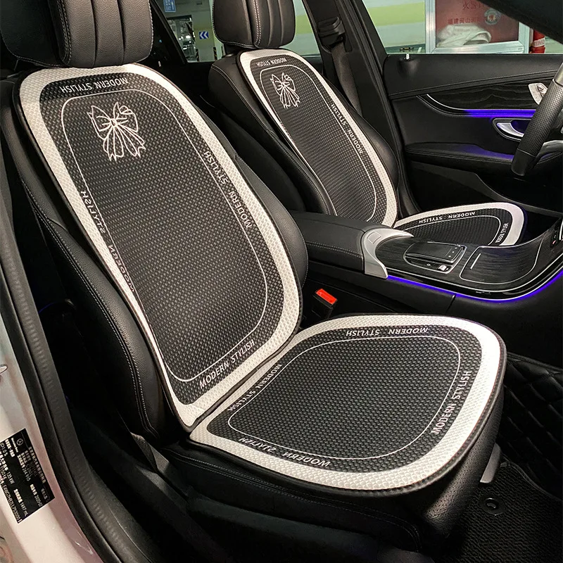 

New Cartoon Bowknot 3D Breathable Mesh Universal Fashion High End Car Interior Ornaments Car Seat Cushion