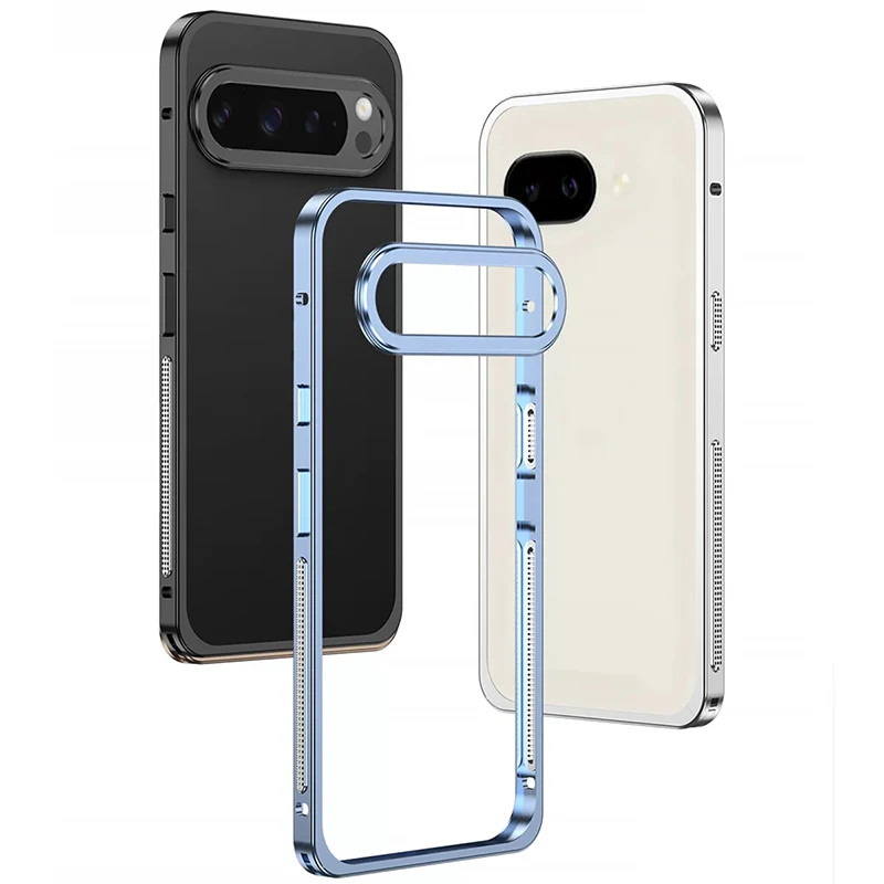 Aluminiumlegierung Metallrahmen Ultra Dünnes Wärmeableitungsgehäuse für Google Pixel 8 9 10 11 Pro XL Man Cover Stoßfeste Handyhülle
