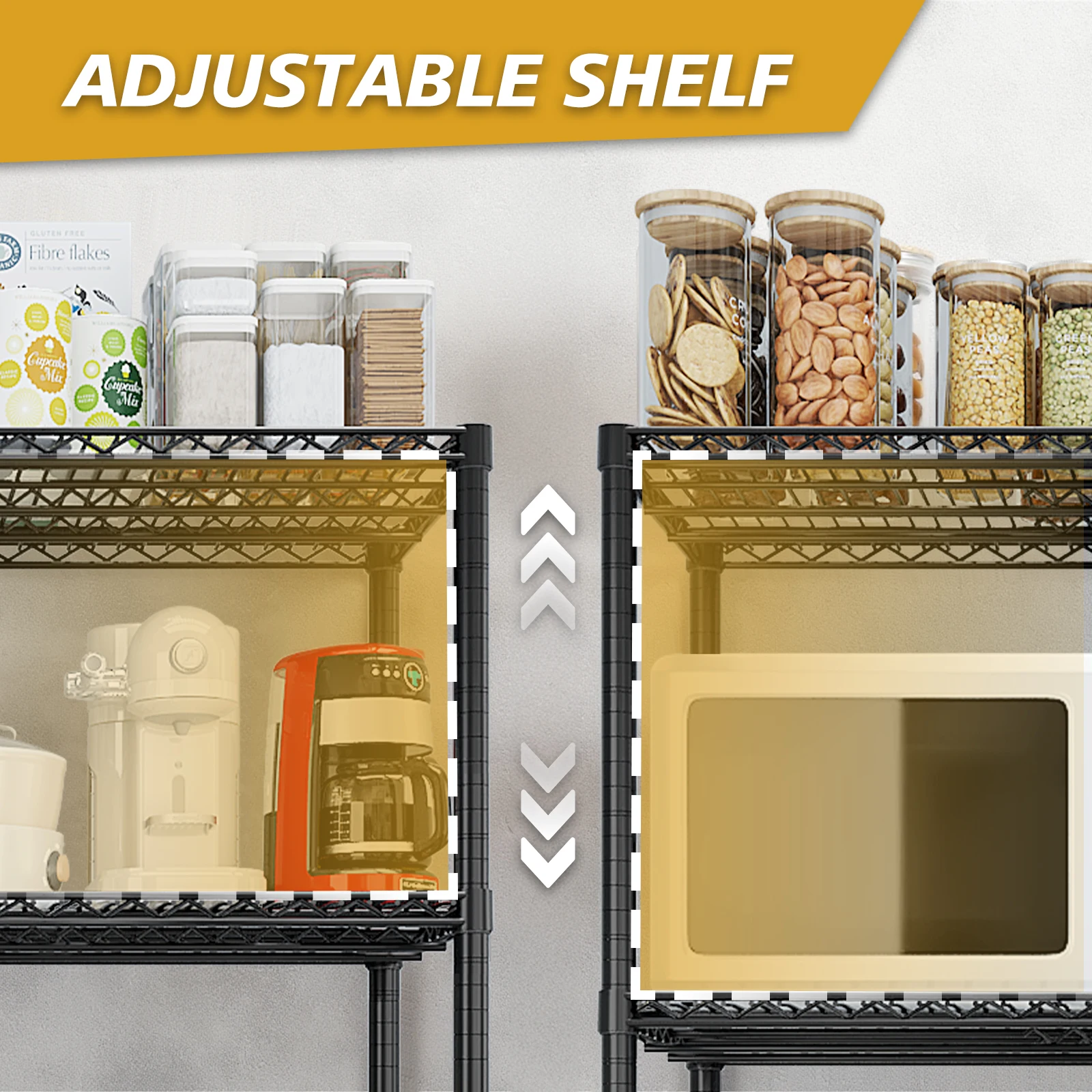 

Five layers, medium and heavy duty with 3 'rubber wheels, freely adjustable layer spacing, display stand, iron 150 * 45 * 188cm