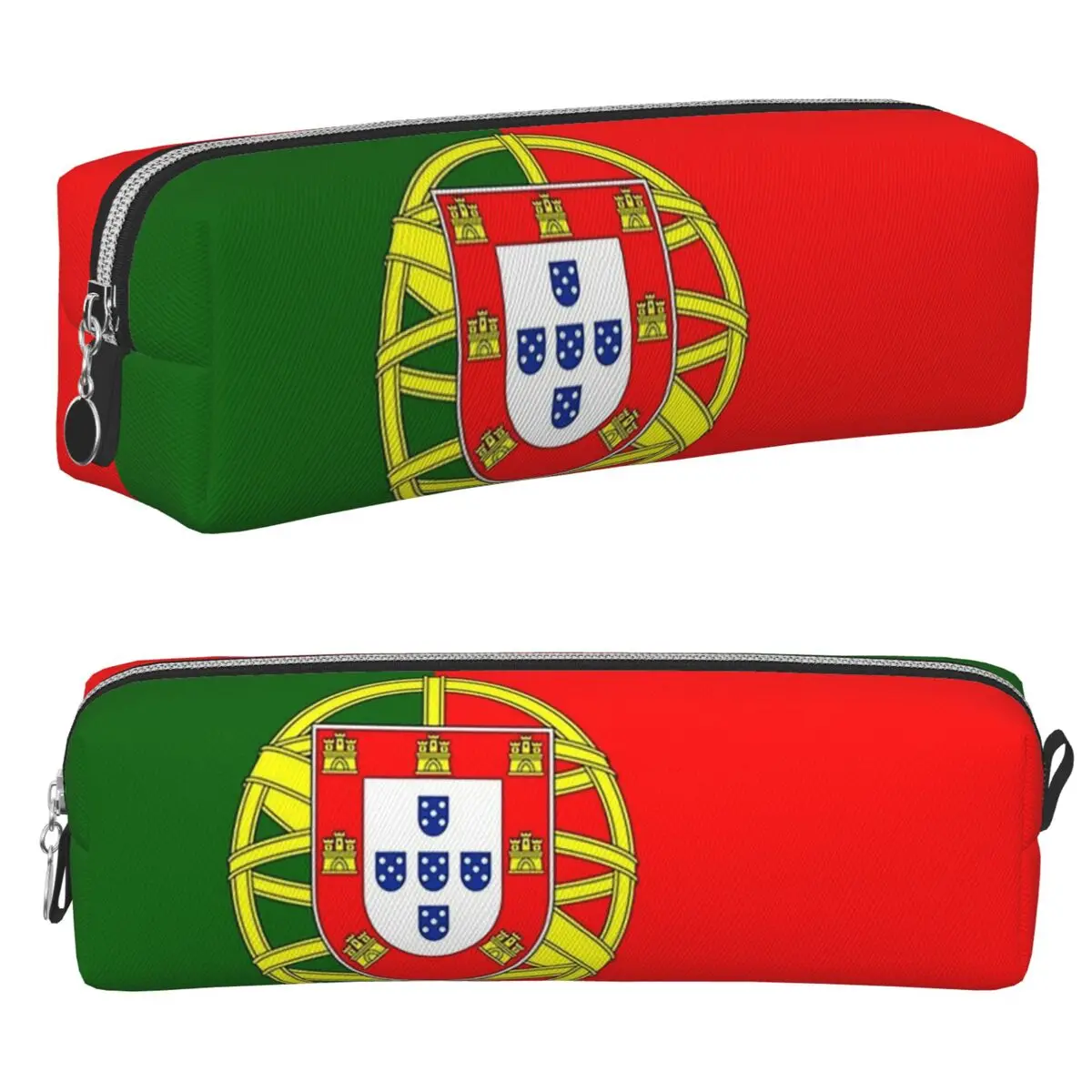 Federmäppchen mit Flagge von Portugal, großes Fassungsvermögen, Stifttaschen, Stiftbox für Jungen, Mädchen, Studenten, Schreibwaren, Stiftetui, Kosmetiktasche