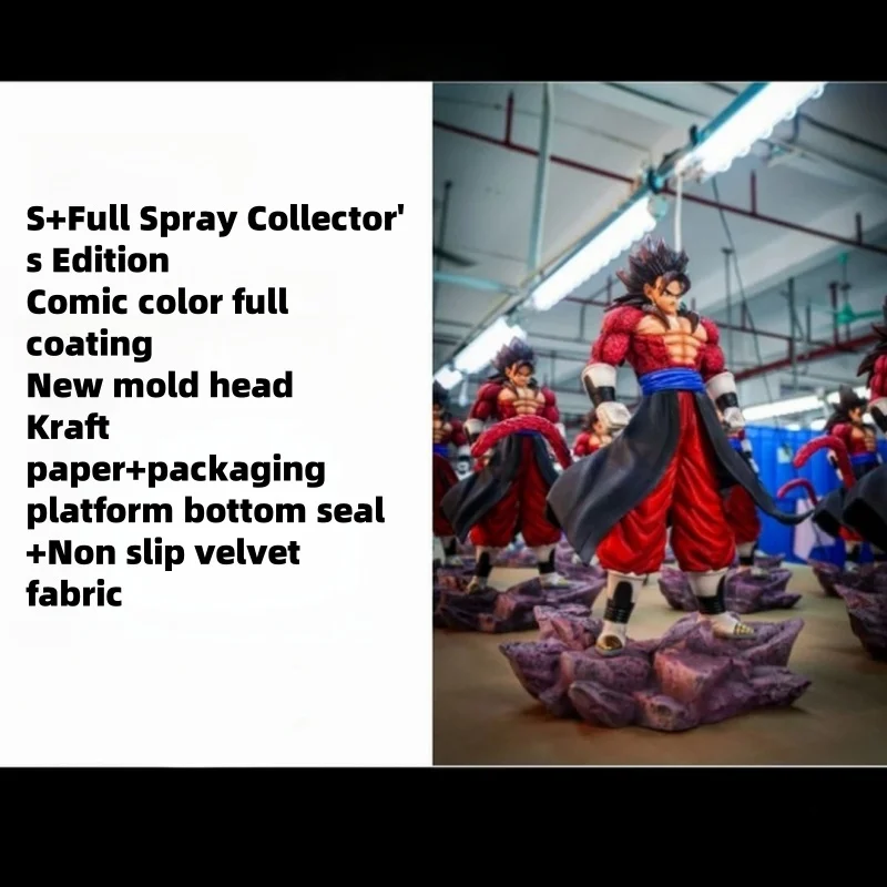 [Jt Toys] EN STOCK Dragon Ball Anime Toy Super Four Vegeta Iv 35cm pintado a mano Gk figura modelo ornamento colección regalo