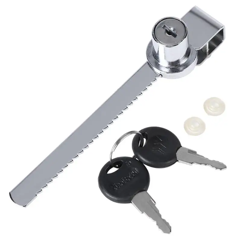 1pcs Same Key Sliding Window Glass Cabinet Lock with Key for Mobile Showcase Display Case