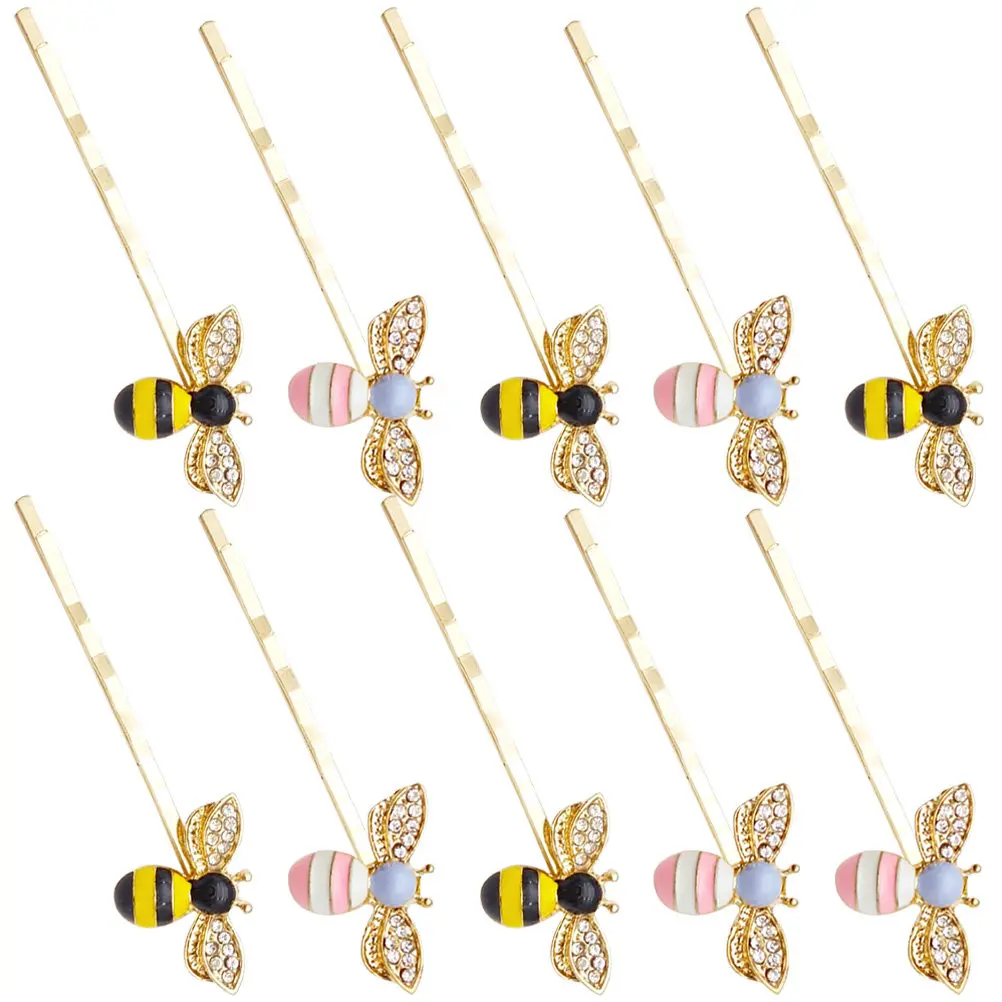 

10 шт. милых металлических декоративных заколок для волос для женщин, стильные повседневные аксессуары, подарок на день рождения