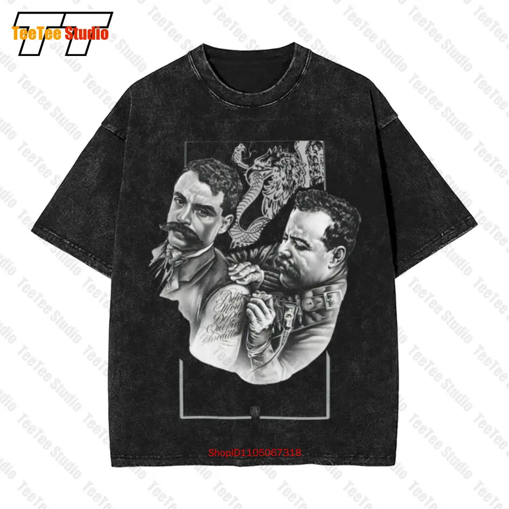 Og Abel Ogabel Villa Zapata Tatuagem Artista Tinta Urbana Vintage Camiseta Grande LL0K