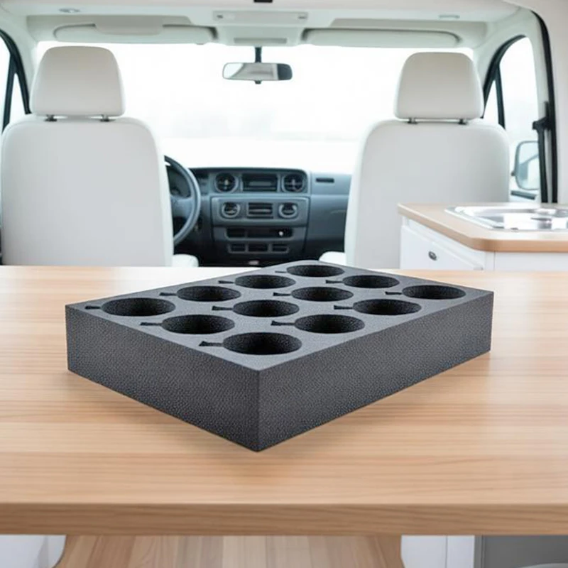 1Pc RV Caravan Foam Cup Carrier Holder Drink Tray Takeout Coffee Trays Beverage Delivery Holders Glass Cup Storage Packing Drink