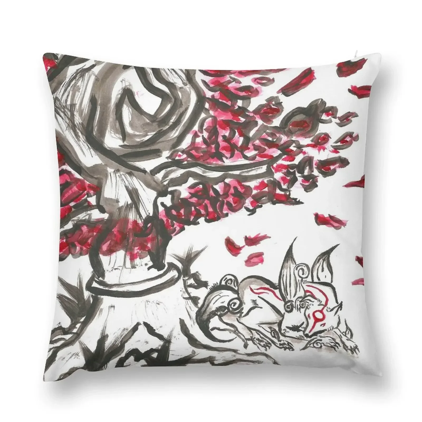 

Moments Reprise (Okami) Throw Pillow Decorative Cushions Pillows Aesthetic Pillowcase Cushion Cover For Sofa pillow