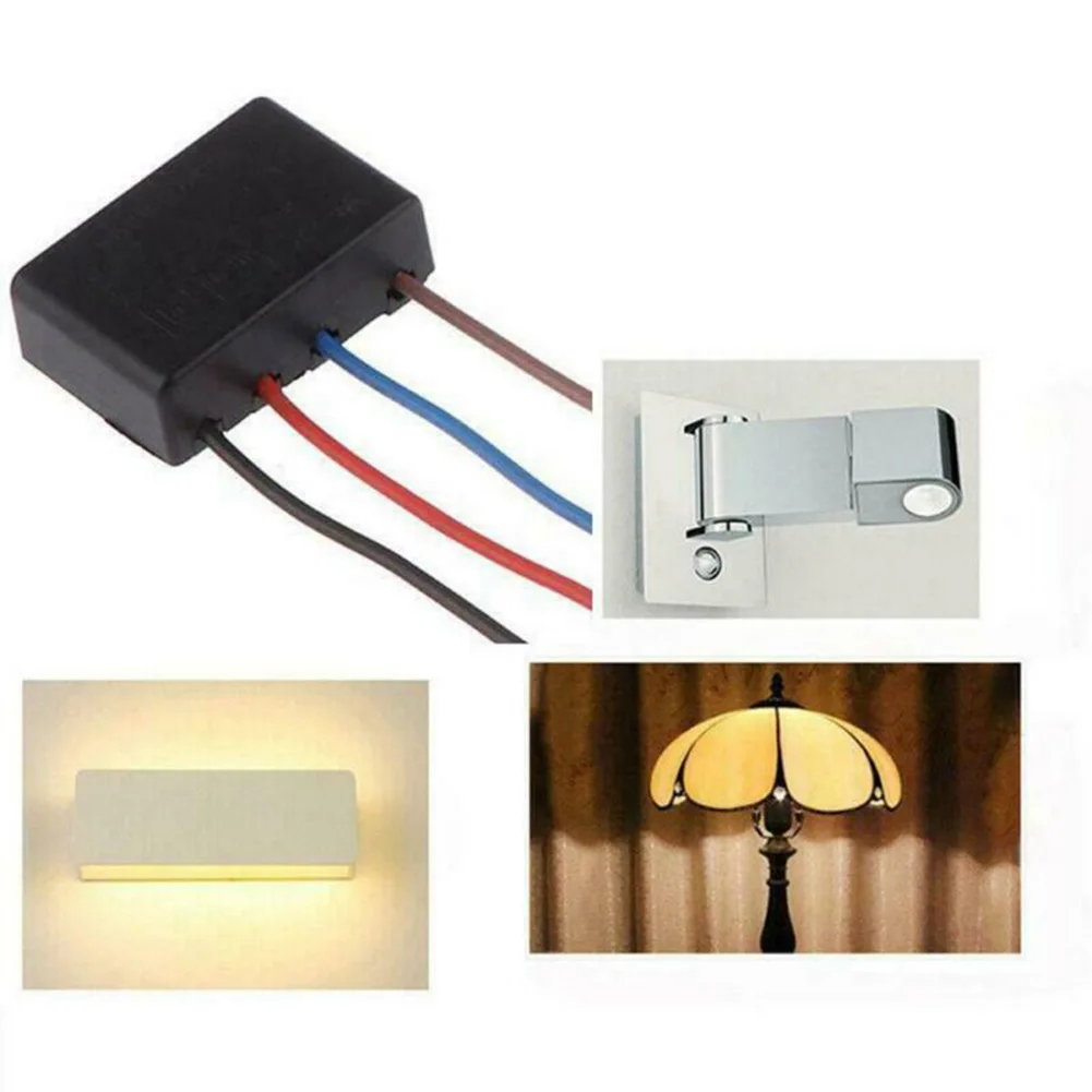 2pcs 220V Dimmer Touch Light Switch 25-100W 3 Way Control Lamp Sensor For Bulb Incandescent Lamps LED Lighting Accessories