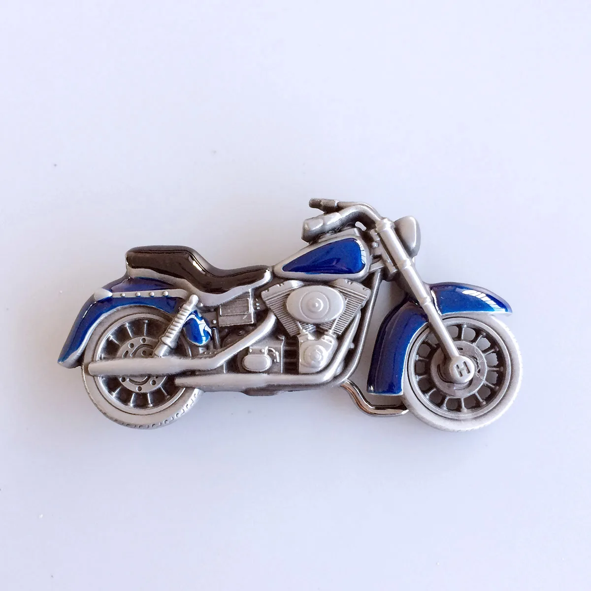 vintage-blue-enamel-heavy-motorcycle-biker-rider-belt-buckle-hebilla-buckle-at058bl