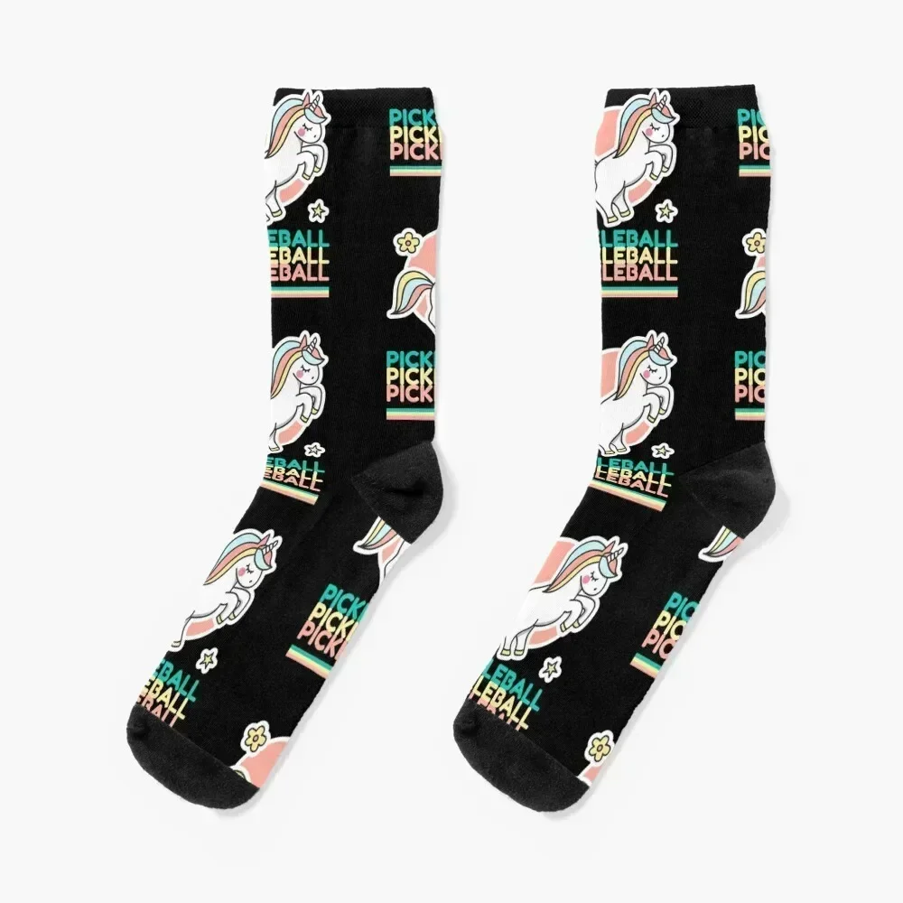 

Pickleball Unicorn Socks Lots crazy short kids Men's Socks Women's