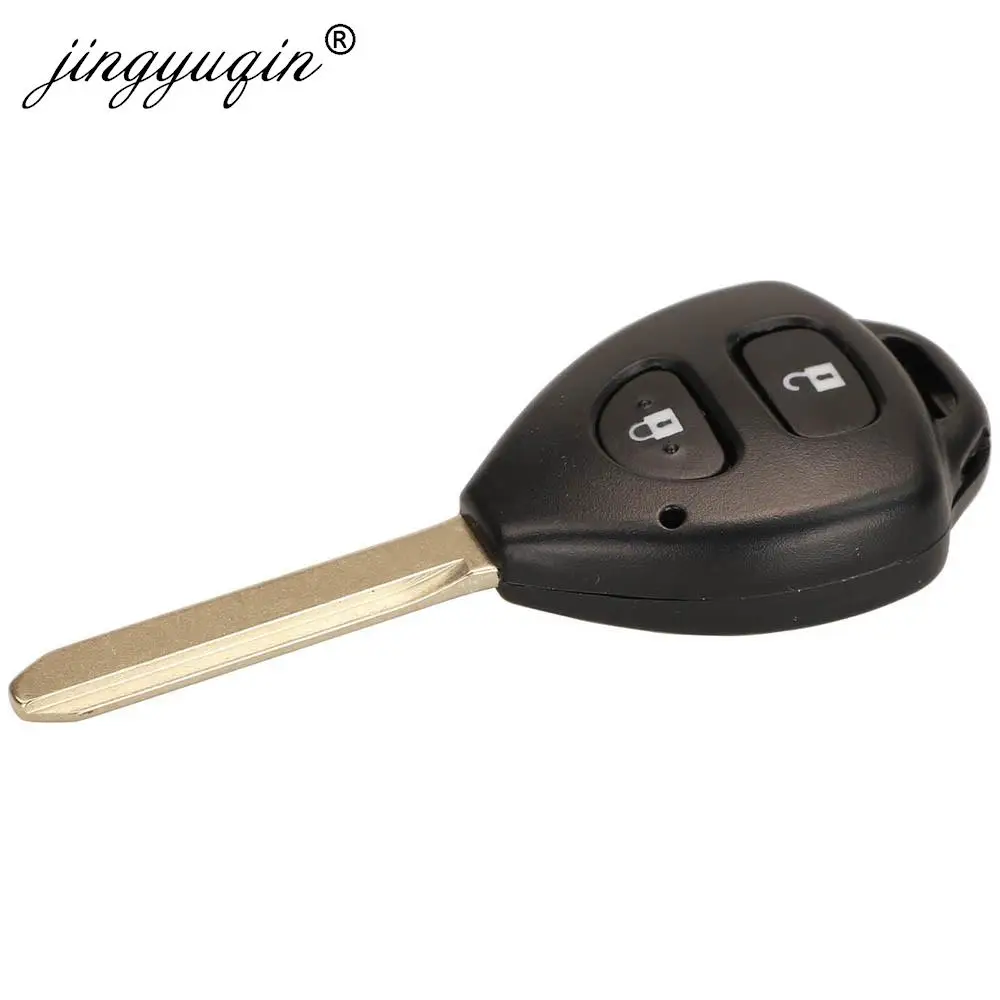 jingyuqin Remote Key 2/3 Buttons 433MHz 4D67 / G Chip for Toyota Corolla Avensis Yaris Verso Auris Fob 26041-11H29 89071-0F060