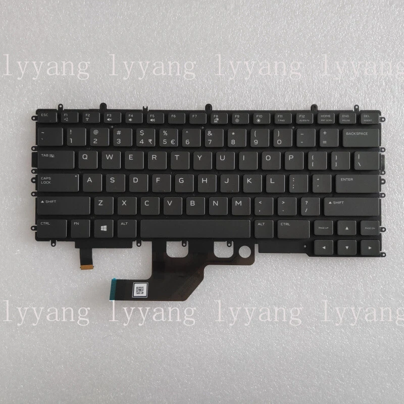 f  FOR DELL Alien M15 R3 M15 R4 Keyboard English Small Carriage Return 18JXP
