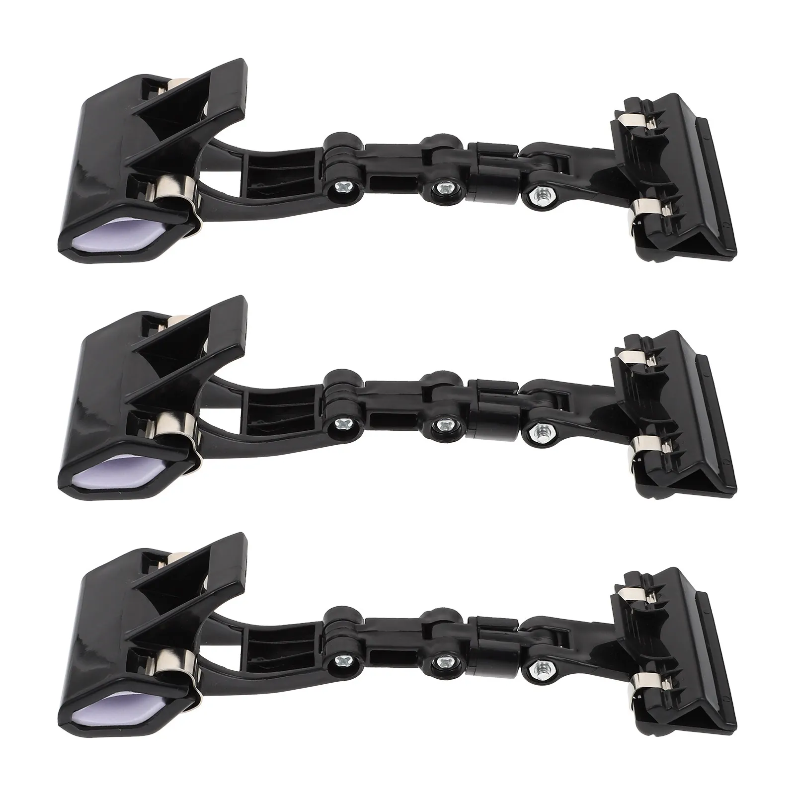 3Pcs Premium Heavy-Duty Price Tag Display Stands for Supermarket Retail Stores Exhibitions Label Holder Advertising Clip Black