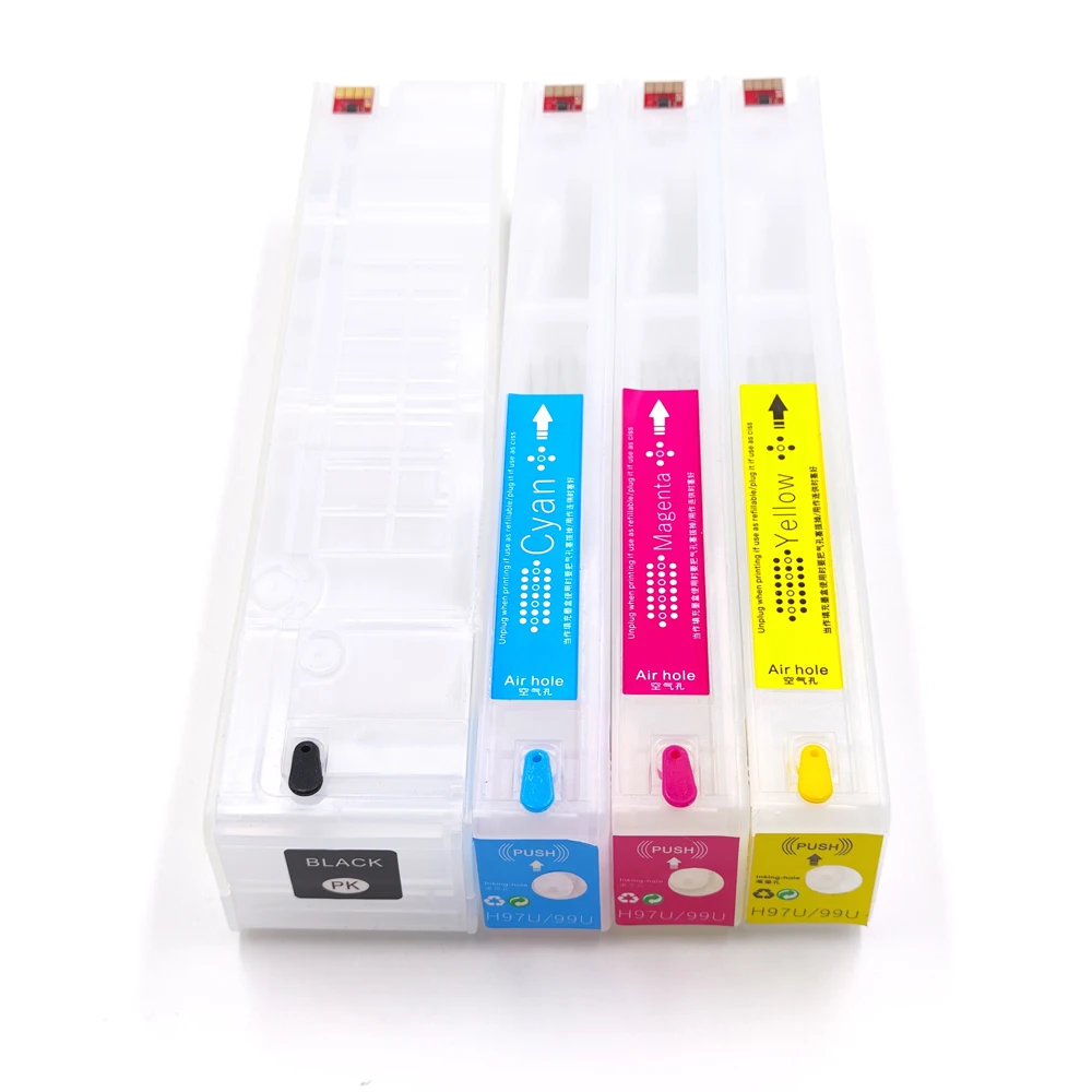 Refillable Ink Cartridge For HP 970 971 Show Ink Level ARC Chip For Hp Officejet Pro x476dn x576dw x451dn x451dw Printer