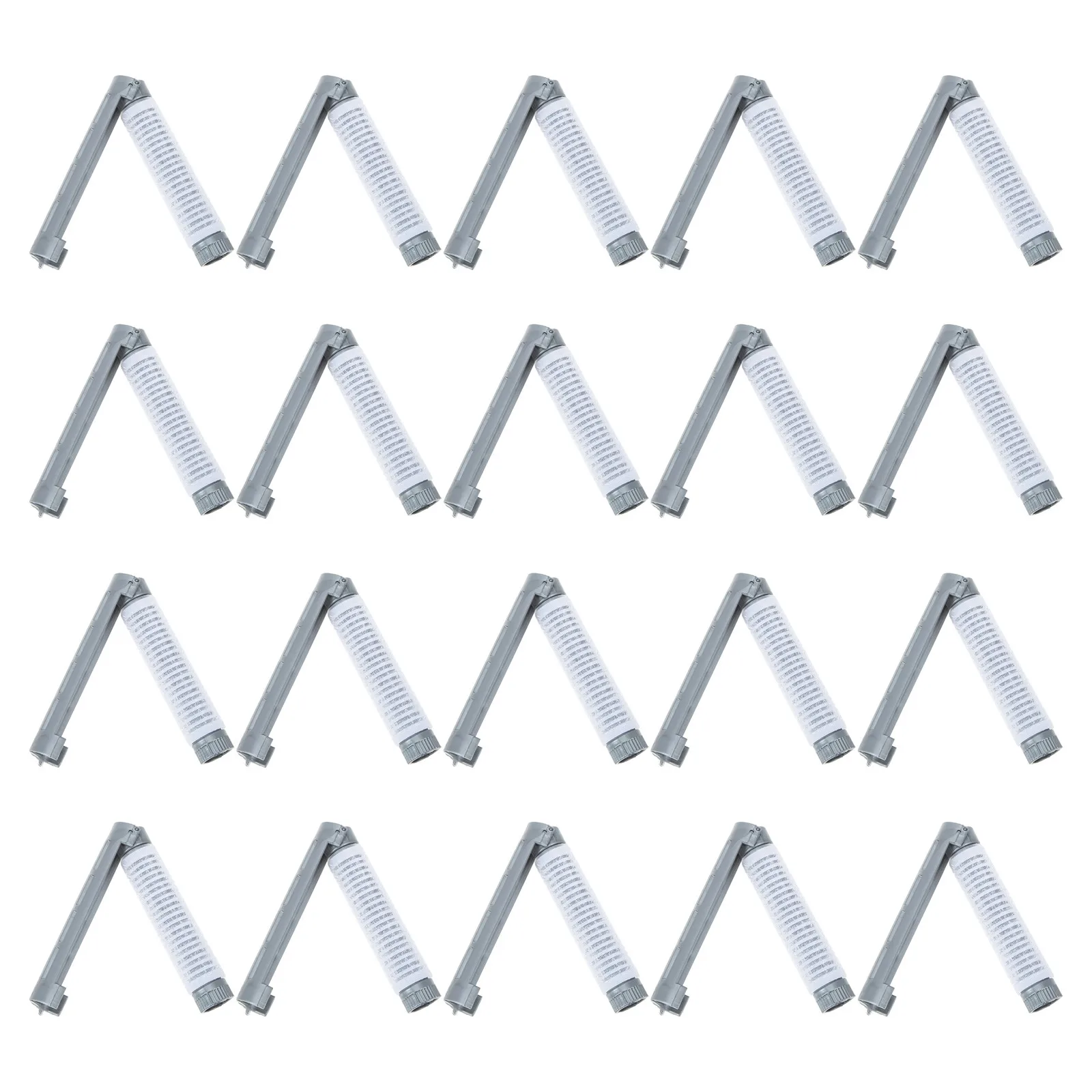 

Self Grip Hair Rollers 20Pcs Reusable Curlers for Hair Perming Styling Snap Clips No Crease Curling Tool at Home or Salon
