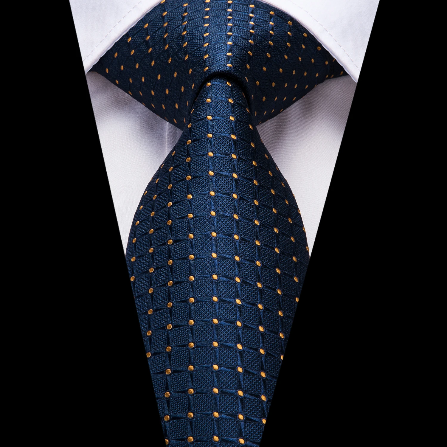 

Мужской галстук в синюю клетку, носовой платок, запонки, комплект галстука для мужчин, мужские свадебные деловые галстуки, формальный подарок для папы и мужа