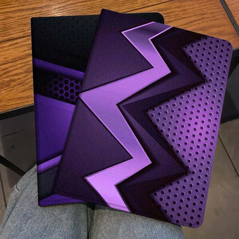 

Стильный чехол с узором «шеврон» в фиолетовых тонах для Honor Pad 8, V8, 9, GT, MagicPad 13, 3, 2, Tab, MatePad Pro, Air 12, X, 12.6 – складной чехол для планшета