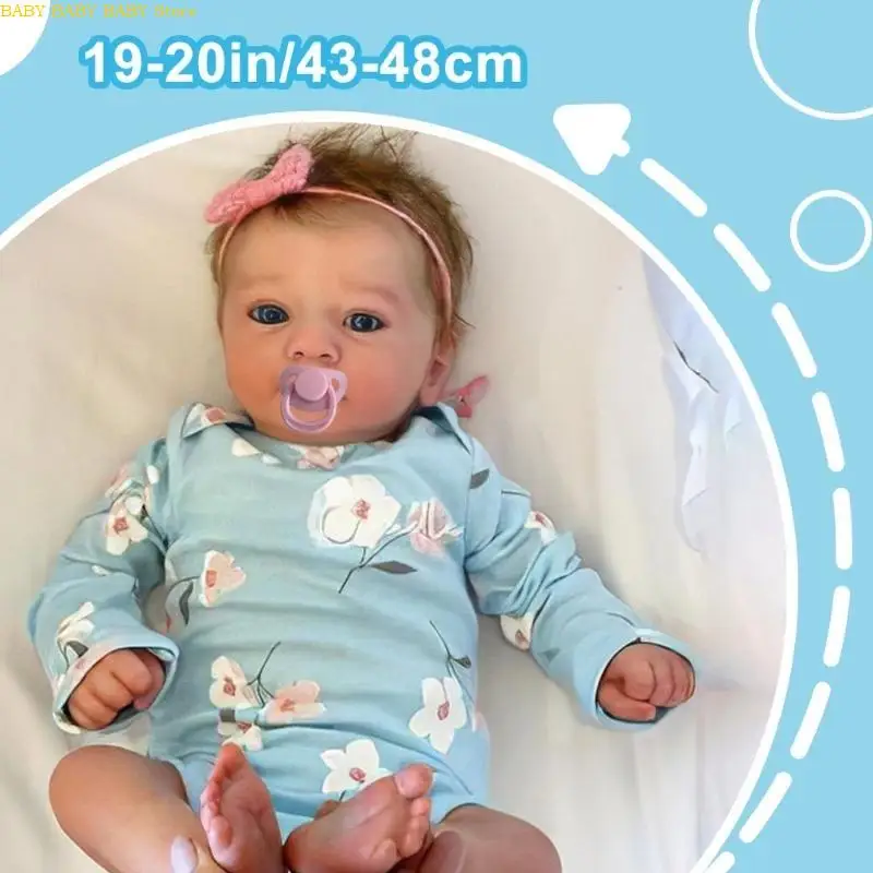 Q81a Reborns Baby Dolls Vinyls 현실적인 신생아 베이비 인형 액세서리